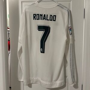 Authentic White Real Madrid Ronaldo Jersey